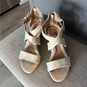 Sofft leather wedge 6B
